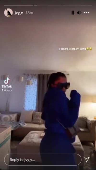 Janet Wearing FTC Merch On her story