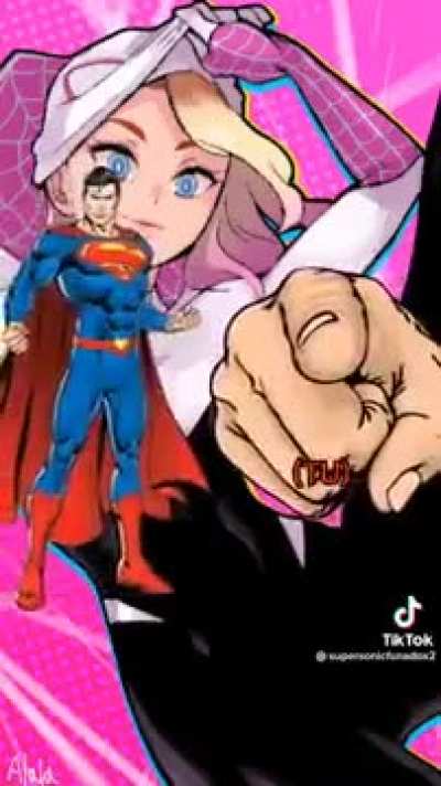Superman soloing this one