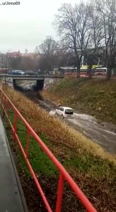 When you set your GPS to "amphibian able"
