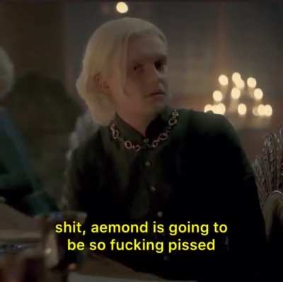 What that look Aemond and Aegon exchanged meant 😩