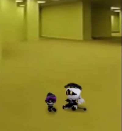 they got stuck in the backrooms