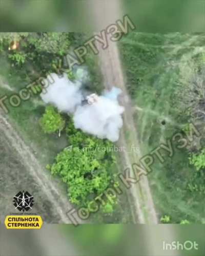 The &ldquo;Omega&rdquo; group 🇺🇦 of the NSU targeting a Russian &ldquo;loaf&rdquo; transporting ammunition.