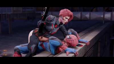 Black Widow &amp;amp; Spiderman [Marvel Rivals] (Seeker77)
