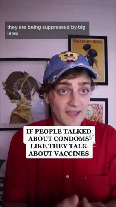 If people talked about condoms like they talk about vaccines