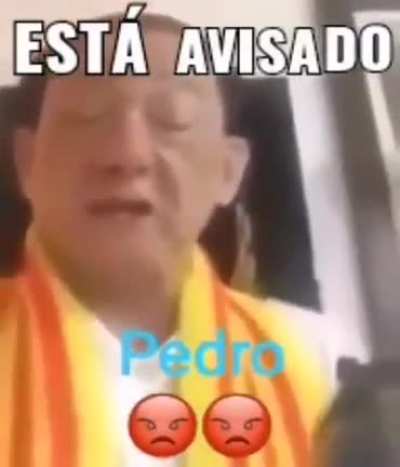 Chega desse Pedro j&aacute; estamos em 2021 pfv
