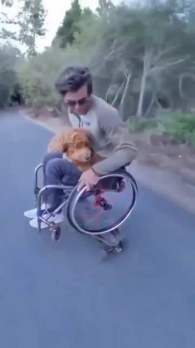 This guy is very brave