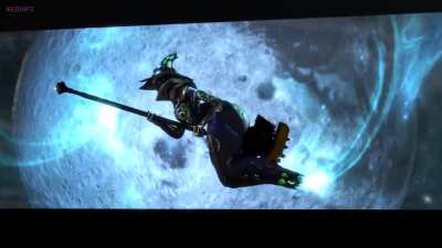 [Wisp] Riding Her Magic "Broomstick" (WhiteCrow)