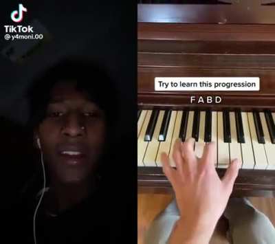 Casual piano practice