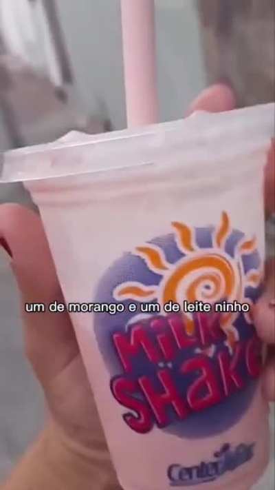 Comprou o de morango por que?