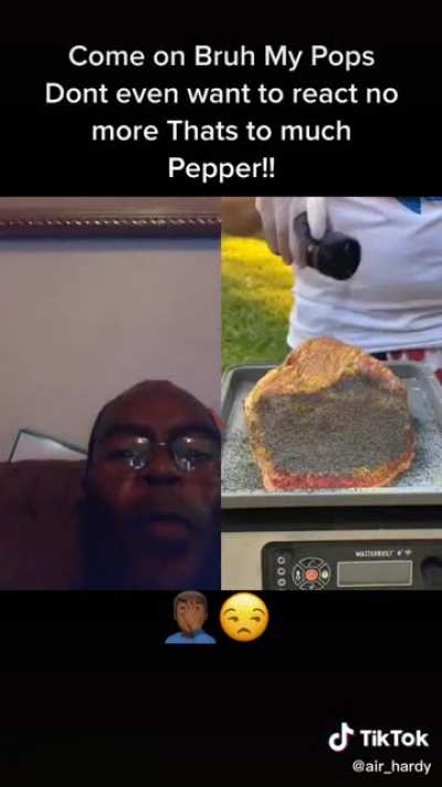 Get that pepper off of there!