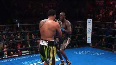 Deontay Wilder hits Breazeale with his special move &ldquo;BAZOOKA BUBBLE GUM&rdquo; so hard they were feeling it in BRAZIL! 
