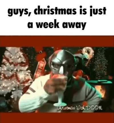 just a week away