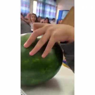 Just having a healthy snack during class