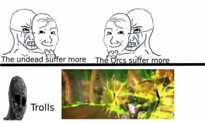 Troll players when they get hit with the lore (Lore spoilers)