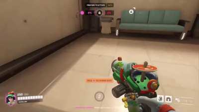 cute detail on mei&rsquo;s honeydew skin! low ammo u can see boba pearls in her gun :)