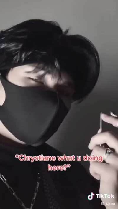 He&rsquo;s brandishing a literal pair of sewing scissors