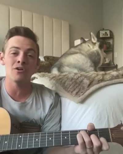 Listen to me, let's make a band. You will play the guitar, and let me take care of the singing part h&aacute;t