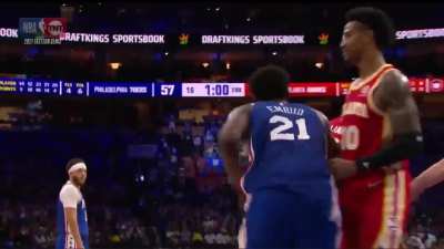 [Highlight] Embiid and Gallanari pick up technicals