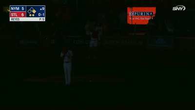 NYM@STL: Lights go out in Busch Stadium