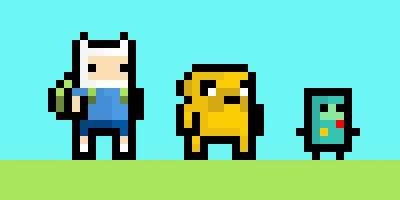 It&rsquo;s similar to what I did yesterday, but I made jake look more like himself and I added BMO!