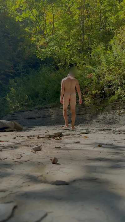 Enjoying the great outdoors.
