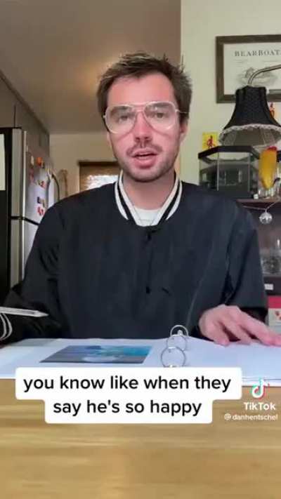 This man is prepared for the worst! He made an emergency folder incase he goes missing .