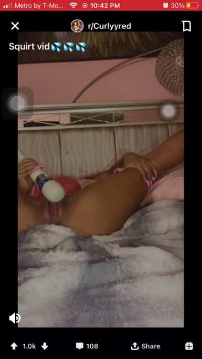 Y&rsquo;all boys playin wit me here&rsquo;s a squirt for you lol squirts
