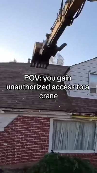 Crane go brrrrr