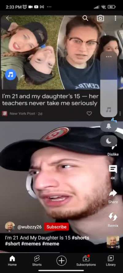 YOU WERE 6 YEARS OLD WHEN YOU HAD YOUR DAUGHTER?!?!