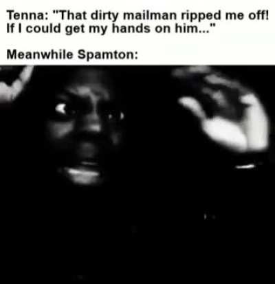 It burns