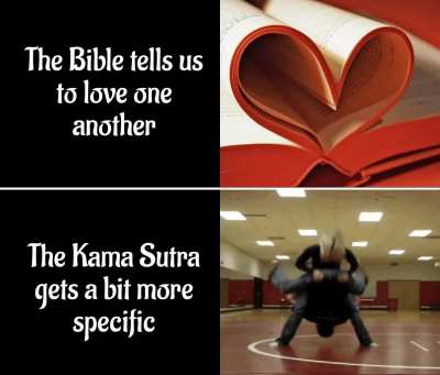 Love one another, huh?