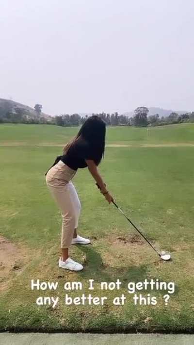 Out golfing