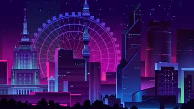 neon city