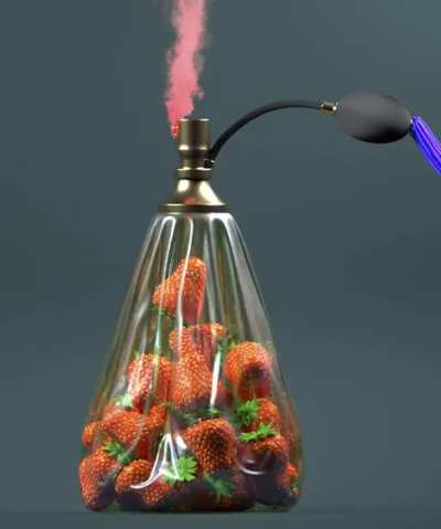 Berry fume - 3DS MAX w Tyflow