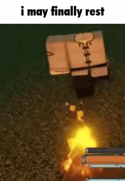 He may finally rest