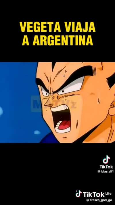 Vegeta votante de Milei (final versión vida real)