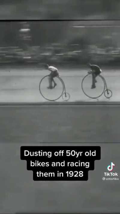Dusting off 50 year old bikes and racing them in 1928: