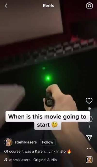 I can&rsquo;t believe I got kicked out for bothering everyone else in the theater 😡