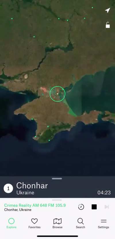 I was messing around in this Radio app called &ldquo;Radio Graden&rdquo; and found this Radio Free Europe transmitter in Crimea. Does anyone actually know what is it for?