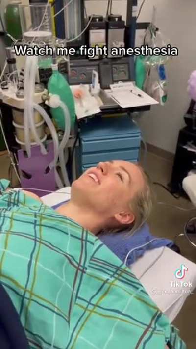 Trying to fight anesthesia