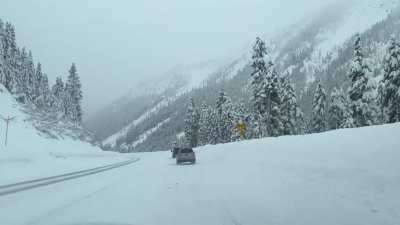 Driving home to Seattle from Leavenworth