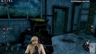 Dead by Daylight streamer has a chat with Amanda from Saw