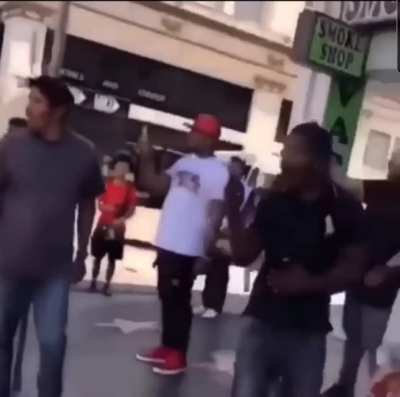 He got mad then dipped