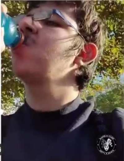 Opening a cold one
