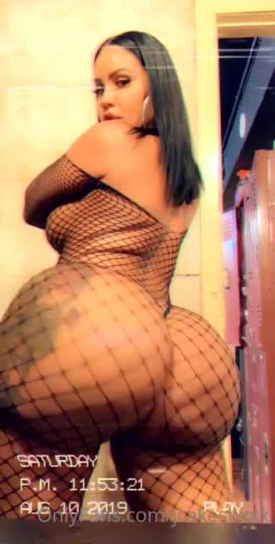 Just shaking ass