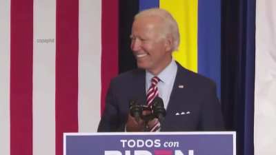 (OC) Joe Biden playing Despacito at a rally, but its not Despacito