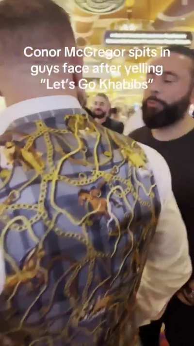 Conor McGregor spits in a man&rsquo;s face after being heckled