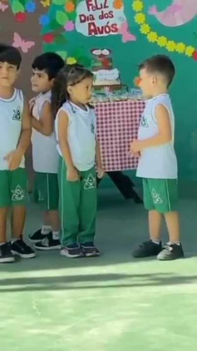 To show affection at age 6