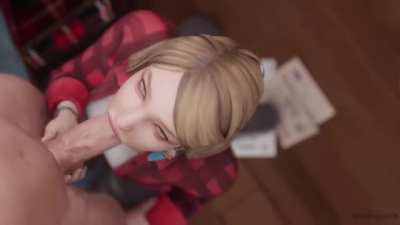 Rachel sucking cock (MadrugaSFM, EvilAudio)