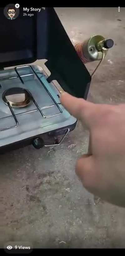 Got a free camp stove